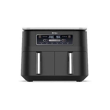 Nutri Ninja Foodi Dual Zone Hot Air Fryer AF300EU - Powerful 2400 Watts, Perfect Crisping & Versatile Cooking!